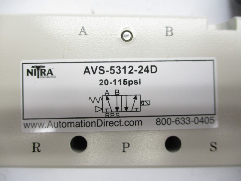 NITRA AVS-5312-24D 24VDC 20-115PSI 1/4" NSMP