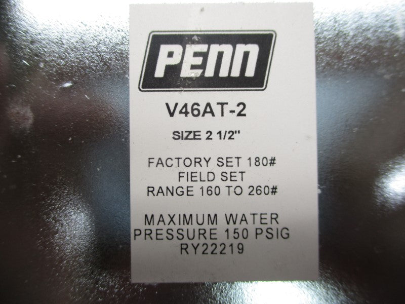 PENN V46AT-2C 2-1/2" 160-260PSI NSMP