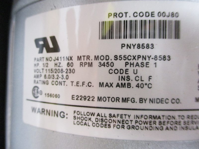 GAST R3105NX 115/208-230V 6.0/3.2-3.0A NSMP