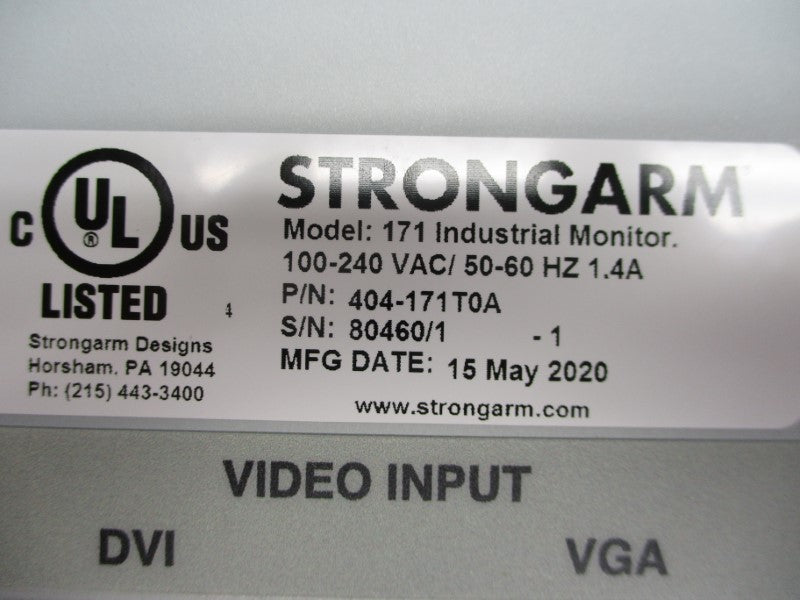 STRONGARM 171 404-171T0A 100-240VAC 1.4A NSMP