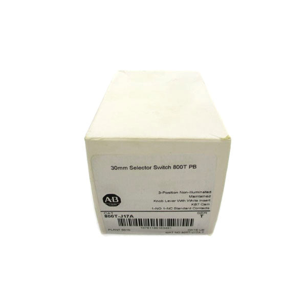 ALLEN BRADLEY 800T-J17A SER. T (WH) NSFS