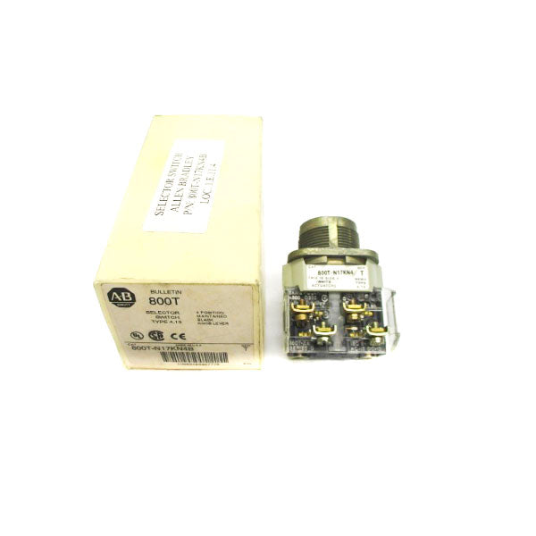ALLEN BRADLEY 800T-N17KN4B SER. T (WH) NSMP