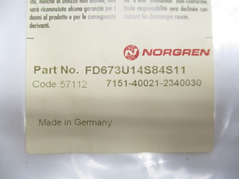 NORGREN FD673U14S84S11 57112 NSMP