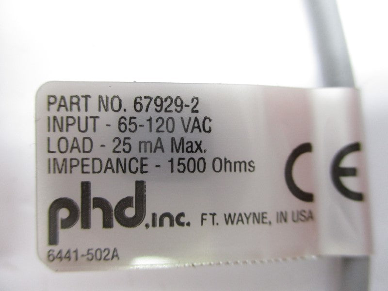 PHD 67929-2 65-120VAC NSNP