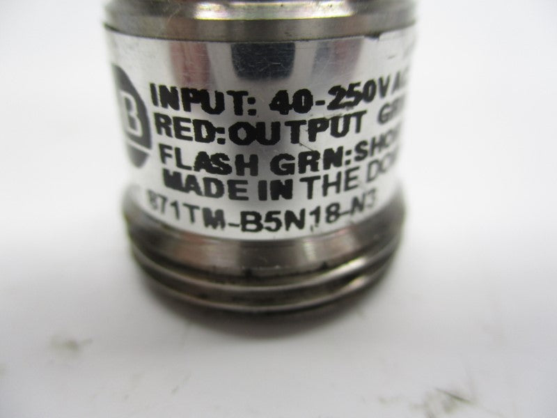 ALLEN BRADLEY 871TM-B5N18-N3 SER. A 40-250VAC/DC UNMP