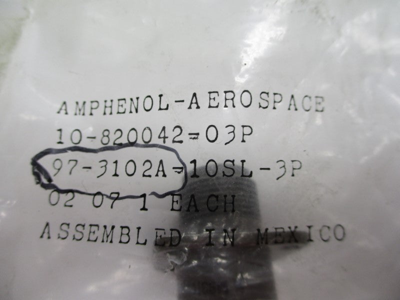AMPHENOL AEROSPACE 97-3102A-10SL-3P NSMP