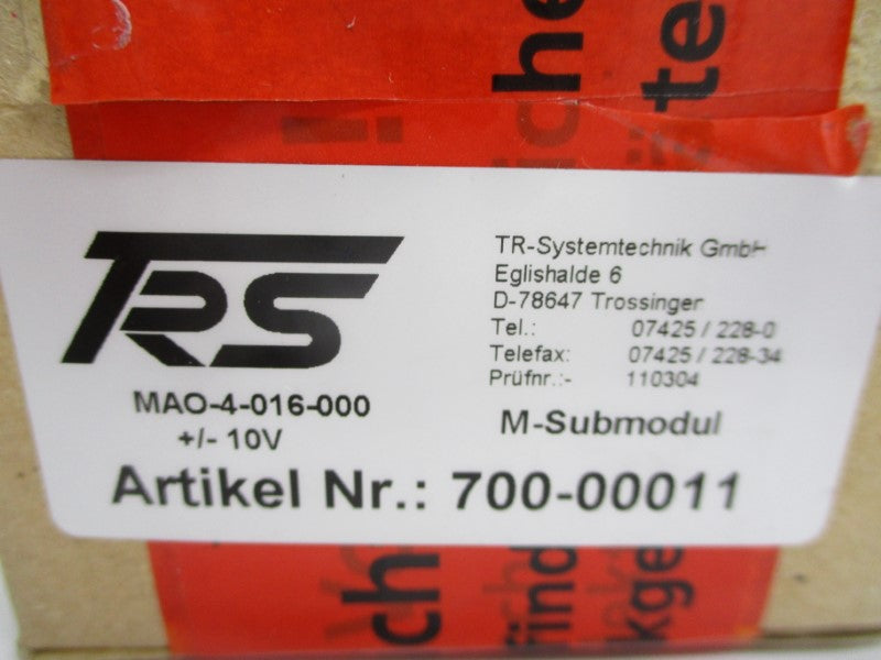 TRS MAO-4 700-00011 +/-10V NSMP