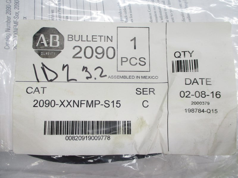 ALLEN BRADLEY 2090-XXNFMP-S15 SER. C NSMP