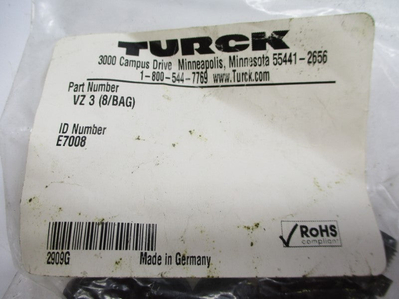 TURCK VZ3 E7008 (PKG OF 8) NSMP