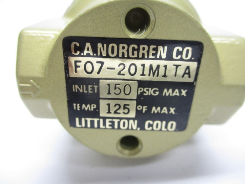 NORGREN F07-201M1TA 150PSI 1/2" (AS PICTURED) NSNP
