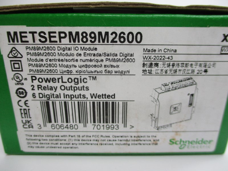 SCHNEIDER ELECTRIC METSEPM89M2600 250V 8A NSMP