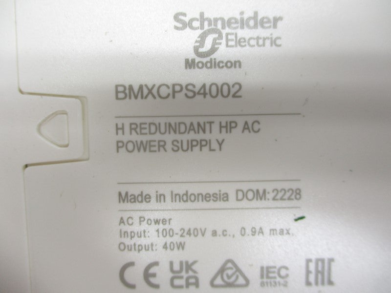 SCHNEIDER ELECTRIC BMXCPS4002 100-240VAC 0.9A NSMP