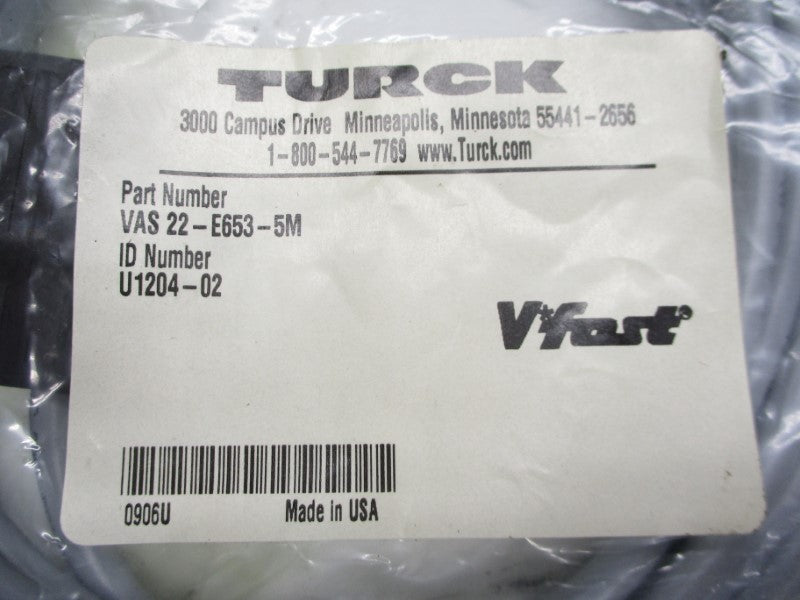 TURCK VAS22-E653-5M U1204-02 NSMP