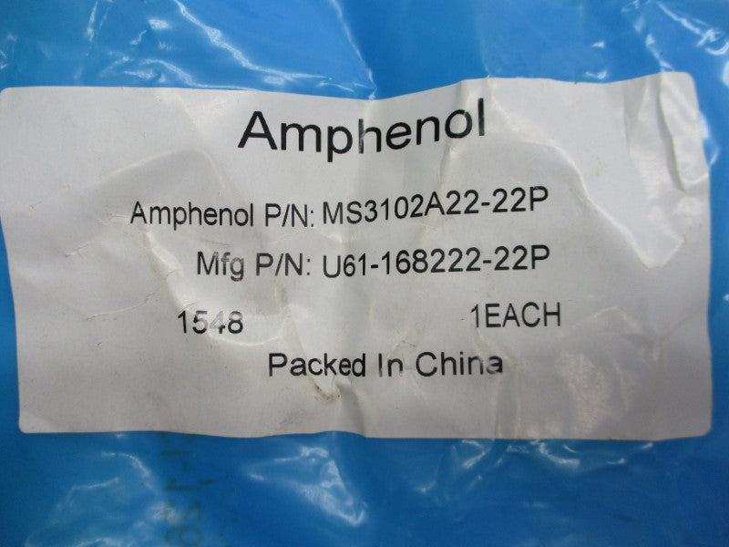 AMPHENOL MS3102A22-22P NSMP