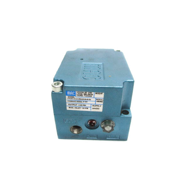 MAC PPC5C-AAA-BGAB-BAB-E0 24VDC 120PSI UNMP