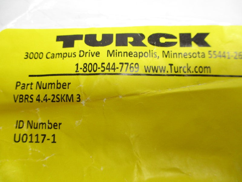 TURCK VBRS4.4-2SKM3 U0117-1 NSMP