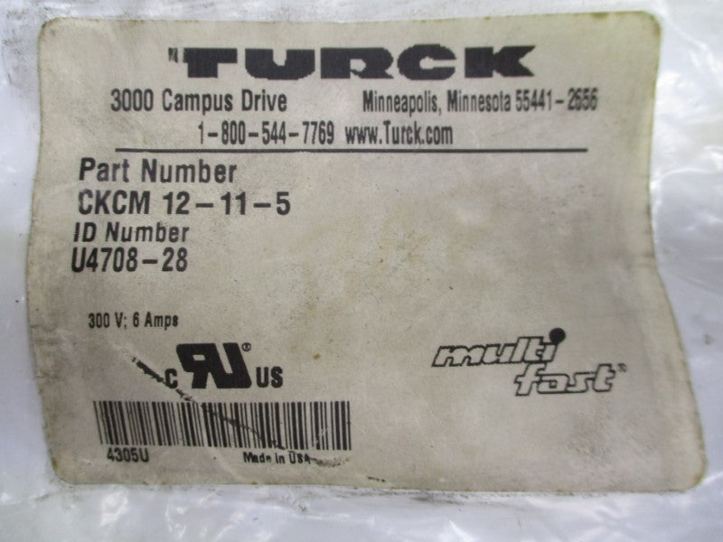 TURCK CKCM12-11-5 U4708-28 NSMP