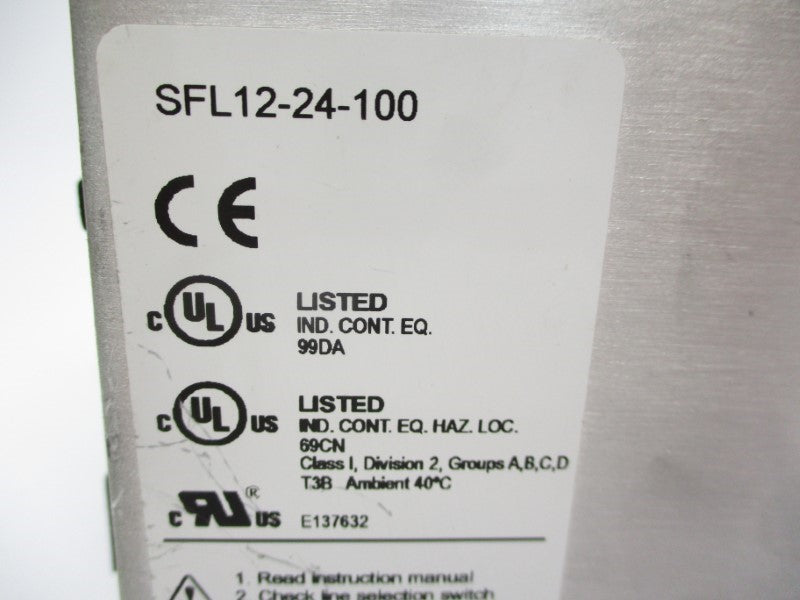 SOLA SFL12-24-100 115/230VAC 5.4/3.3A NSNP