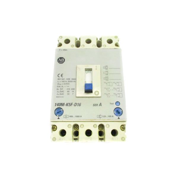 ALLEN BRADLEY 140M-K5F-D16 SER. A 690V 125-160A (AS PICTURED) UNMP