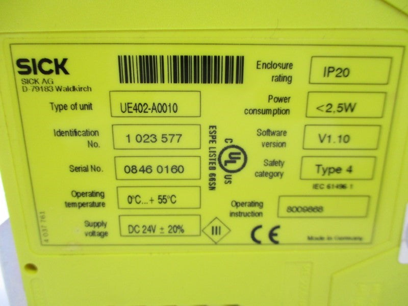 SICK UE402-A0010 1023577 24VDC NSNP
