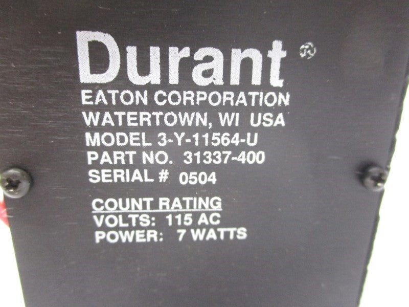 DURANT 3-Y-11564-U 31337-400 115VAC NSMP