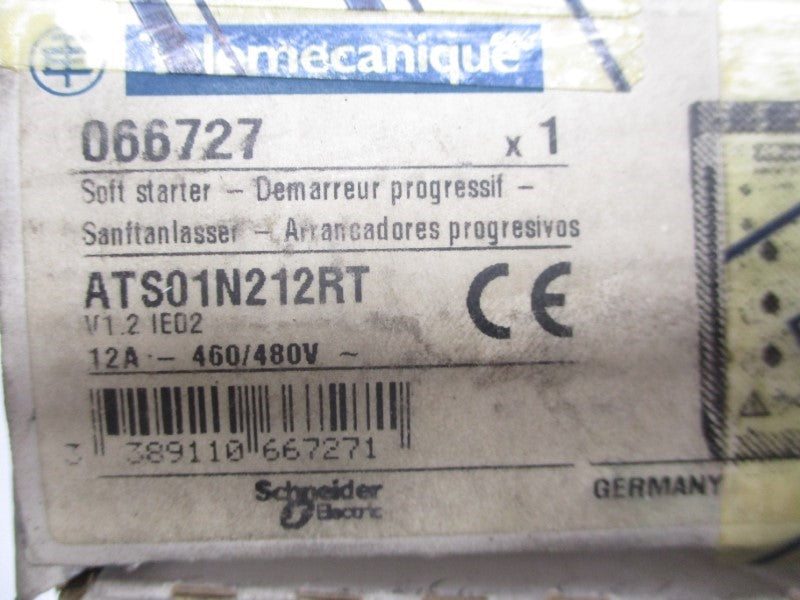 TELEMECANIQUE ATS01N212RT 460/480V 12A NSMP