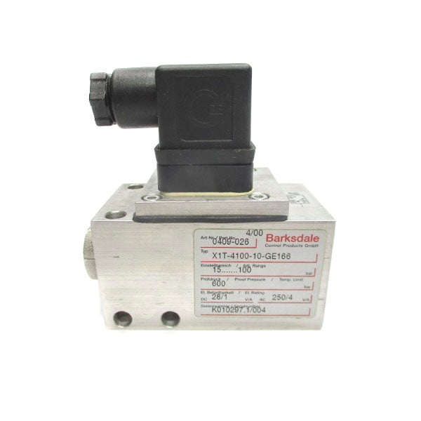 BARKSDALE 0409-026 X1T-4100-10-GE166 250VAC 4A 1/2" UNMP