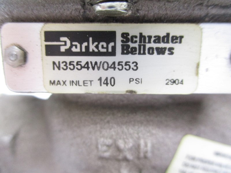 PARKER N3554W04553 140PSI 3/4" UNMP