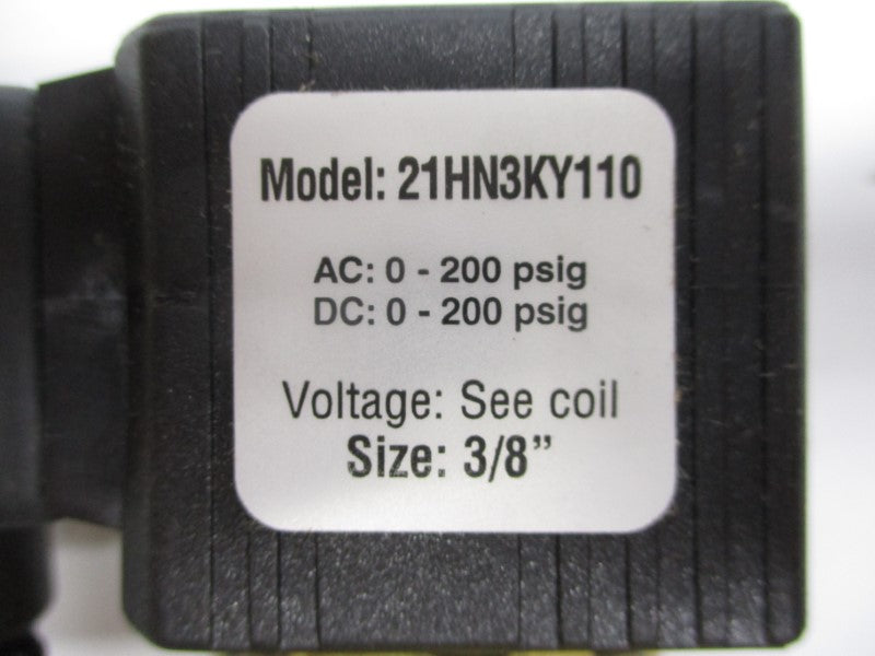 GRANZOW 21HN3KY110/UDA24DC 24VDC 0-200PSI 3/8" NSMP