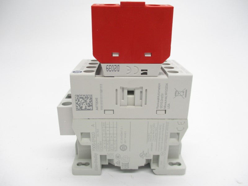 ALLEN BRADLEY 700S-EF620EJC SER. A 20-60VDC 3A (WH) NSMP