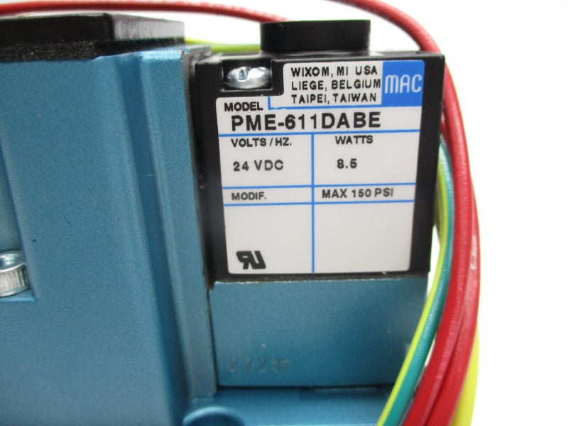 MAC 6221C-211-PM-611DA 24VDC 150PSI NSNP