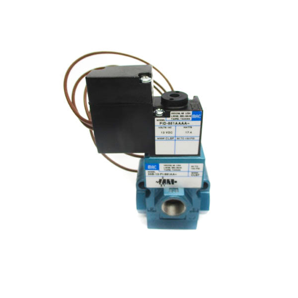 MAC 55B-12-PI-881AA 12VDC 30-150PSI 5/8" UNMP