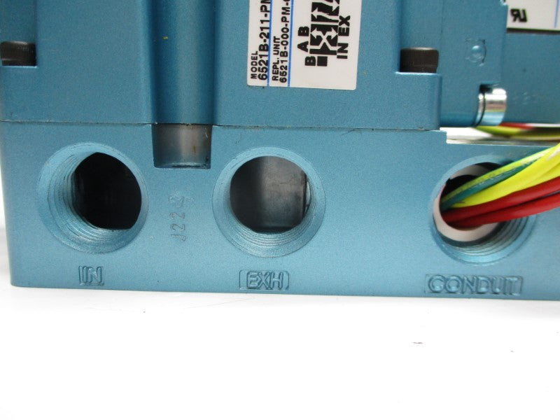 MAC 6521B-211-PM-611DA 24VDC 150PSI 3/4" NSNP