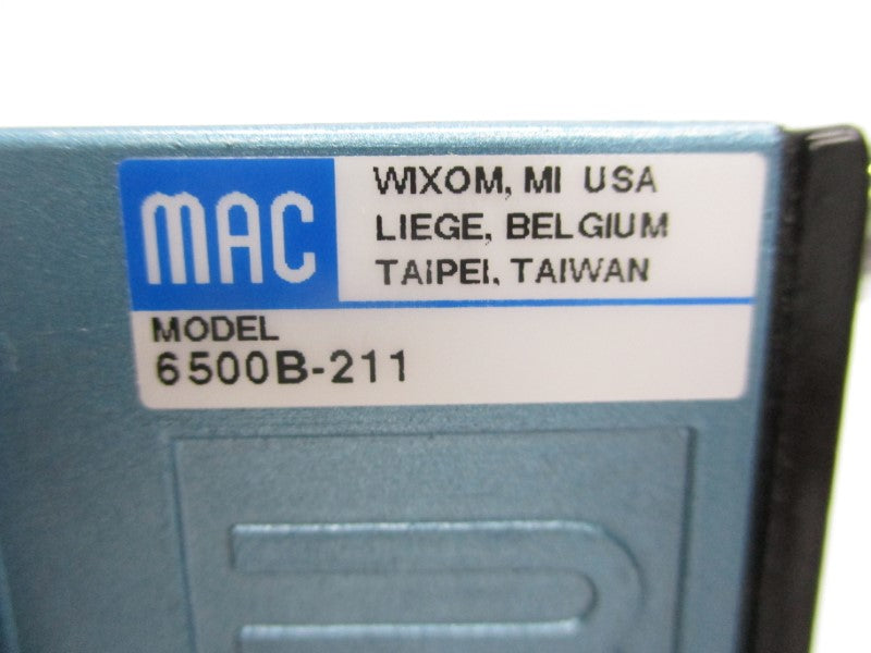 MAC 6500B-211 3/4" UNMP