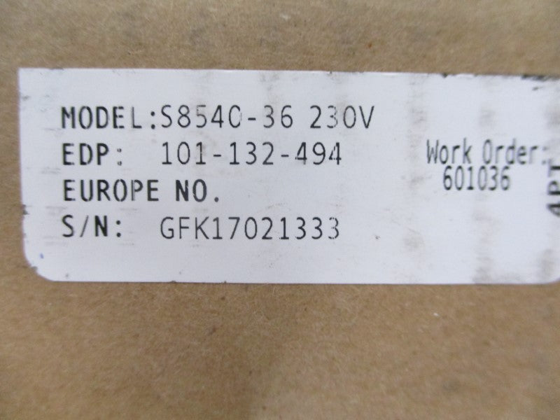 EMERSON S8540-36 208/240V 6.5/6.0A NSMP