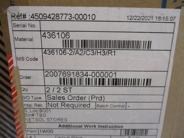 YOKOGAWA 436106-2/A2/C3/H3/R1 100-240VAC NSMP