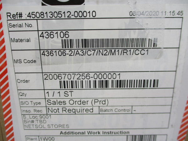 YOKOGAWA 436106-2/A3/C7/N2/M1/R1/CC1 100-240VAC NSMP