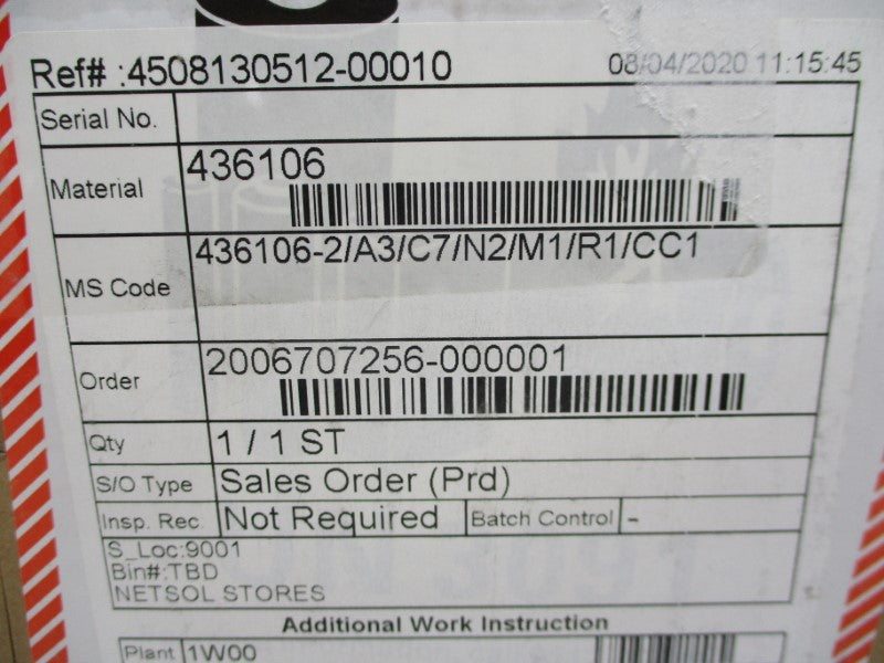 YOKOGAWA 436106-2/A3/C7/N2/M1/R1/CC1 100-240VAC NSMP