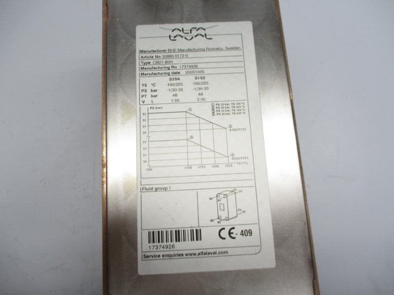 ALFA LAVAL CB27-80H NSNP