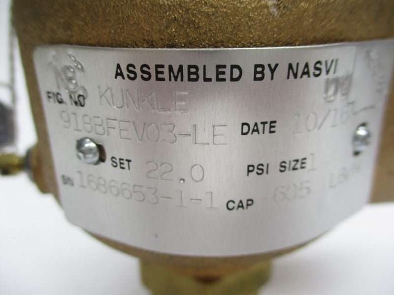 KUNKLE 918BFEV03-LE 7/8" NSNP