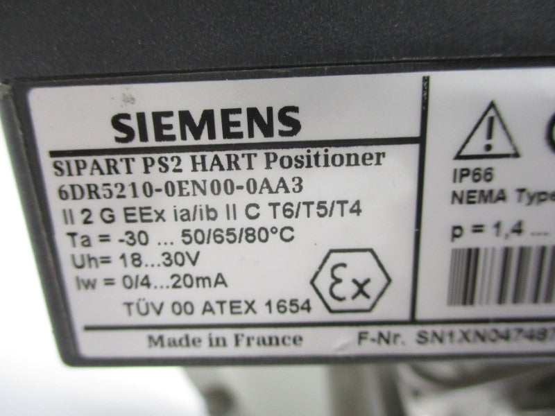 SIEMENS 978SP 6DR5210-0EN00-0AA3 18-30V 150PSI 1-1/2" (AS PICTURED) NSNP