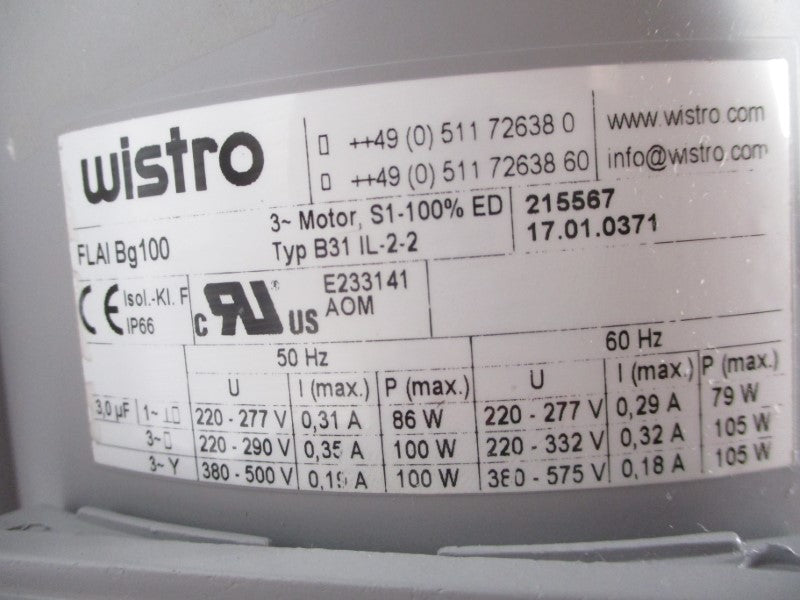 DIETZ DR100LB/4Q B31IL-2-2 230/400V 10.7/6.2A NSNP