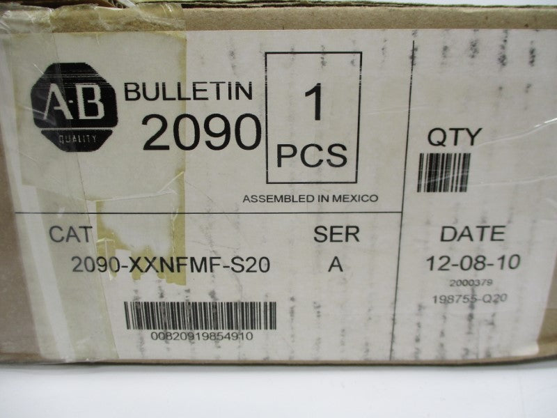ALLEN BRADLEY 2090-XXNFMF-S20 SER. A (AS PICTURED) NSMP