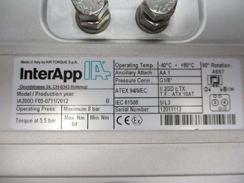 INTERAPP IA200D.F05-0711 4" NSNP