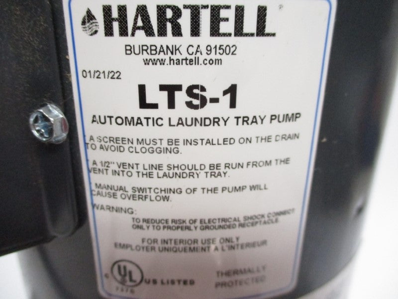 HARTELL LTS-1 WQF56S17D334D 115V 5.6A NSMP