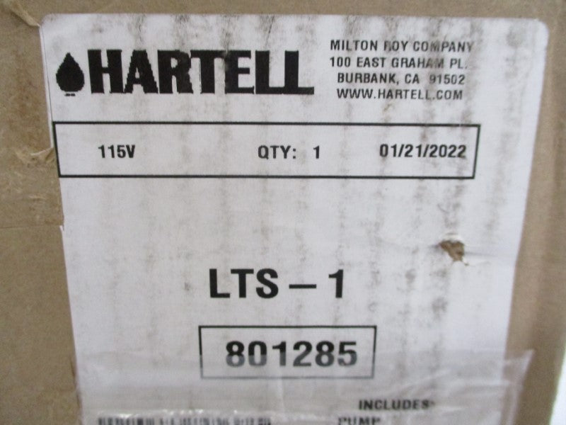 HARTELL LTS-1 WQF56S17D334D 115V 5.6A NSMP