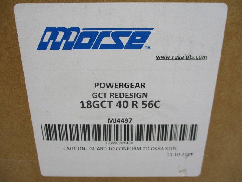 MORSE 18GCT40R56C MJ4497 NSFS