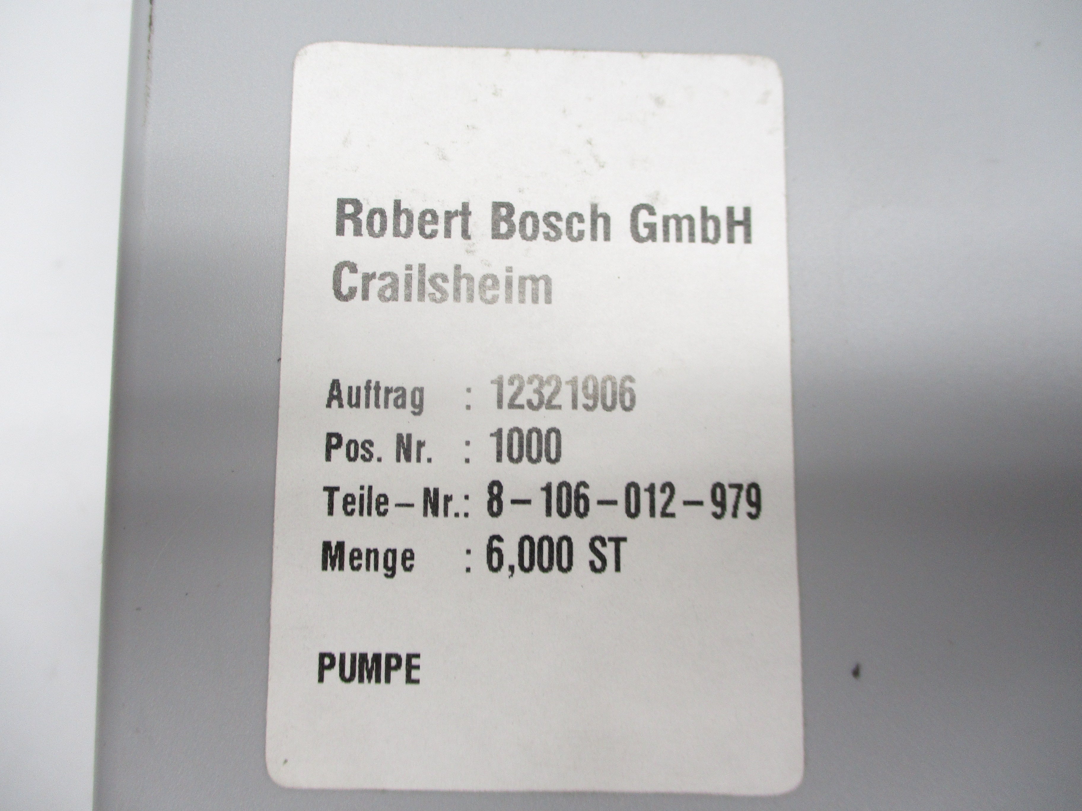 BOSCH 8-106-012-979 NSMP