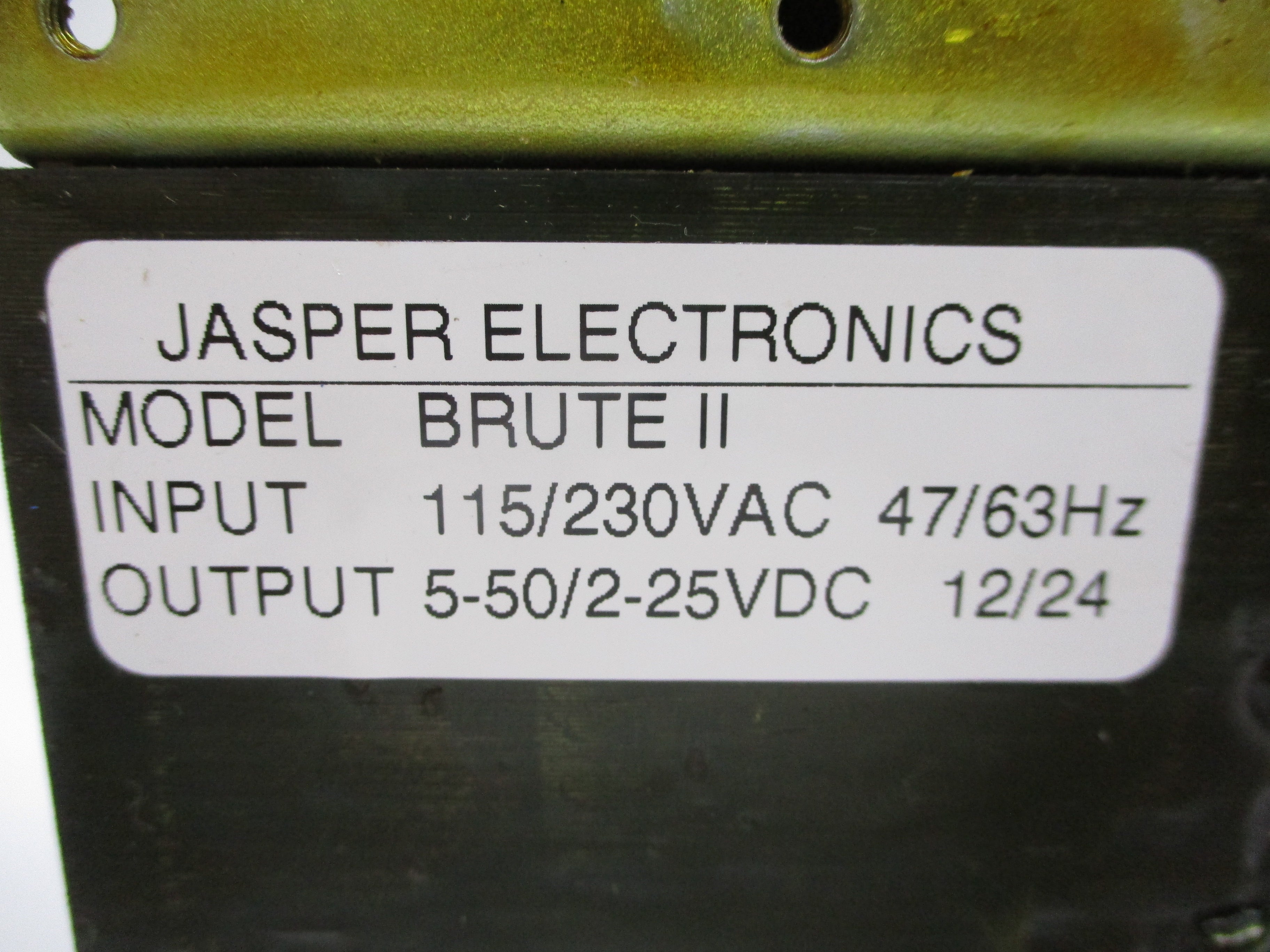 JASPER ELECTRONICS BRUTEII 115/230VAC NSNP