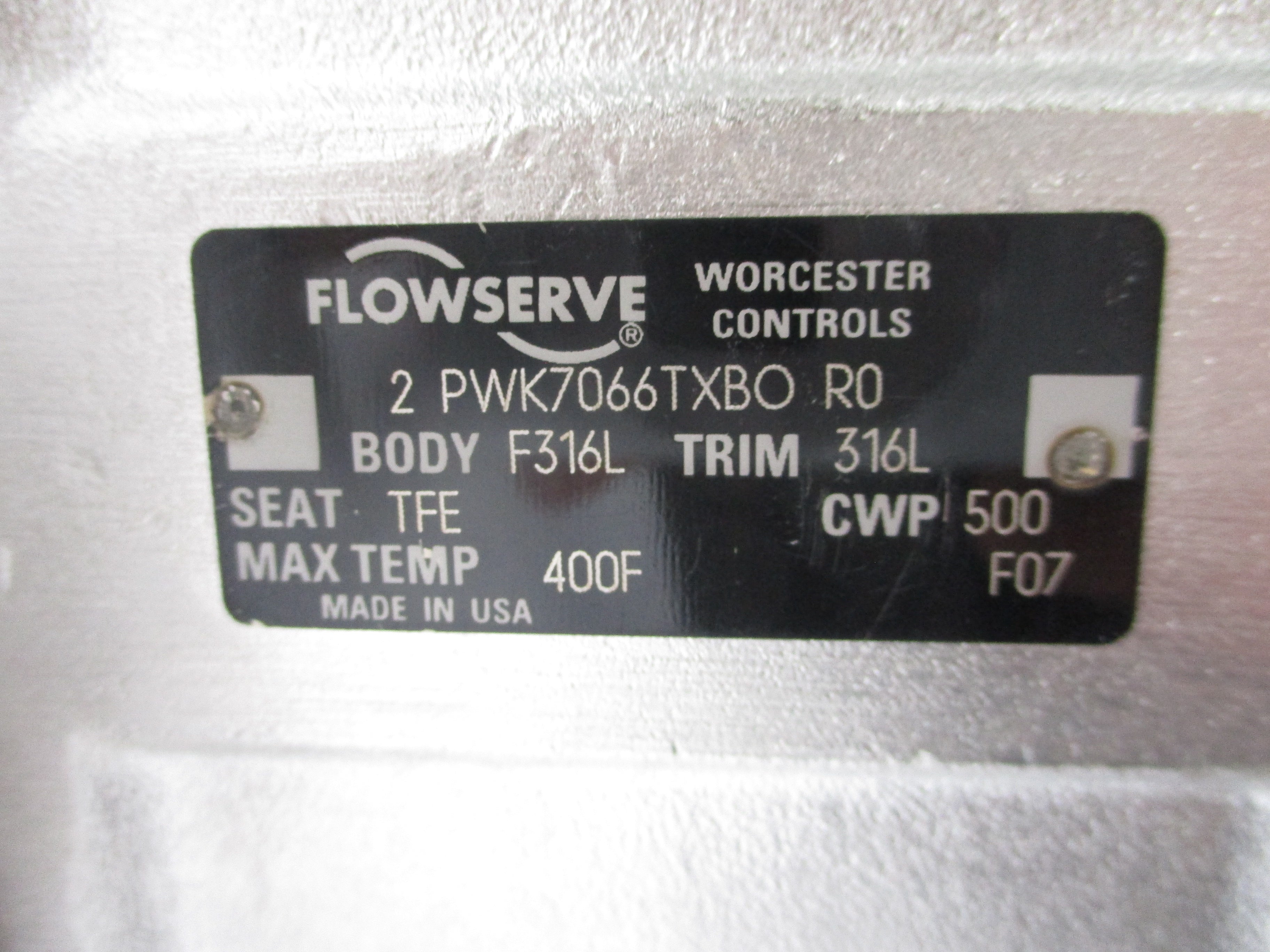 FLOWSERVE 2039SNR6 VE700G-S1 120PSI 3/4" NSNP